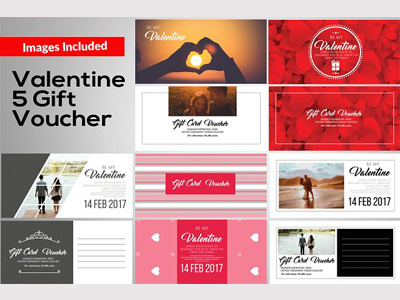 Valentine Gift Voucher Template business business flyer clean company corporate business flyer valentine gift voucher template valentines day flyer