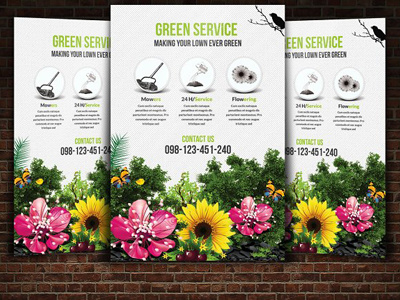 Garden Services Flyer Template