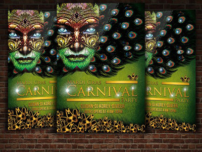 Mardi Gras Flyer Template