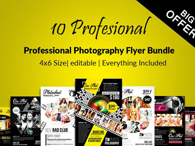 10 Photography Flyer Bundle