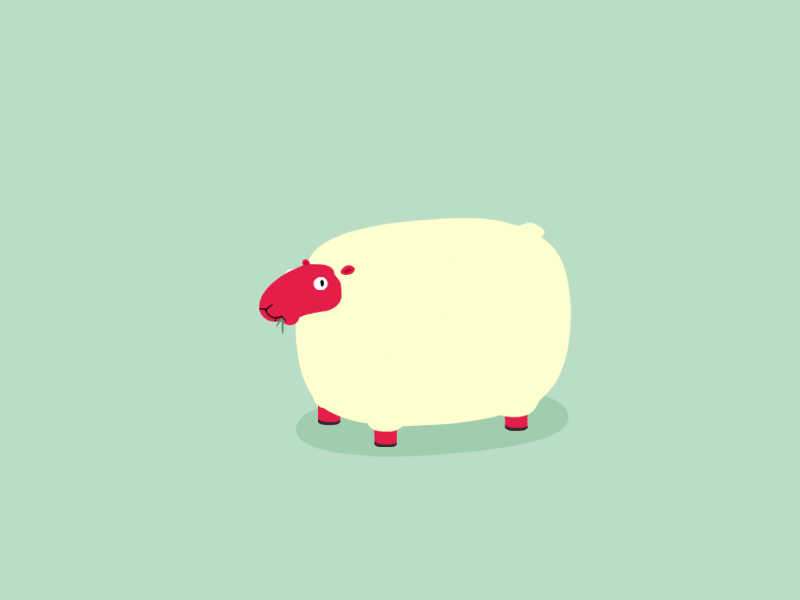 Sheep animade animal animation eat farm gif grass kebab sheep