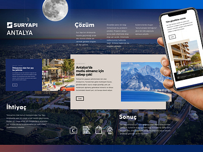 Suryapı Case artdirection build concept design home mobile night suryapı ui ux