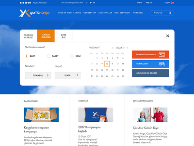 Yurtiçi Kargo / Web Case ui cargo designthinking kargo mail mobile postman ui ux yurtiçi kargo yurtiçi kargo