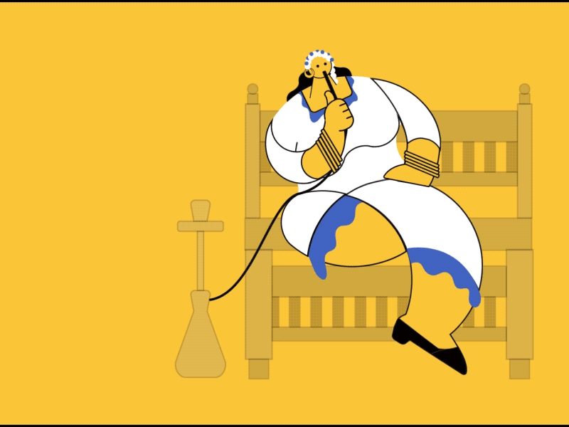 Hookah Goddess by Nada Hamed on Dribbble