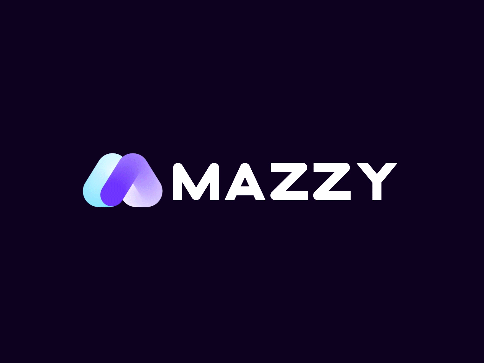 Mazzy Logo Animation 2d animation blue colorful gif gradient icon letter lettering line liquid logo logoanimation loop morphing motion graphics smooth stroke stylized wave