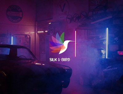 Silk & Bird Logo branding logo
