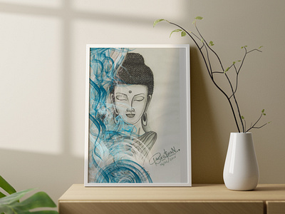 Budhha Sketch & Digital art