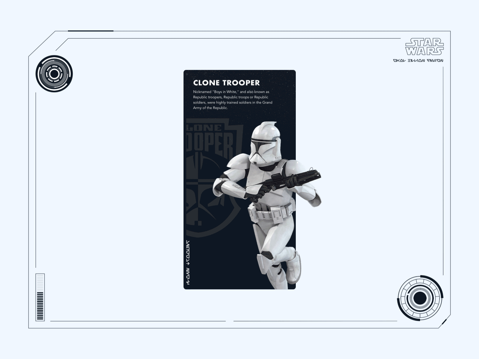 Star Wars | Animated Cards animation cards mandalorian principle quick sketch starwars ui