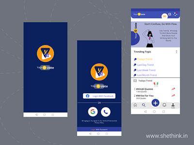 Redesign YourQuote app 3d animation app design designer icon india interface logo mobilui redesifn ui uiux