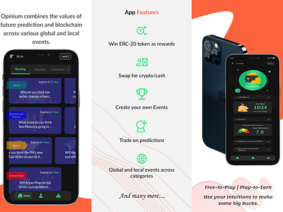 Opinium network app brochure animation app appdesign branding crypto cryptoapp design designer designing illustration logo network ui uiux ux vector