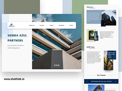 Real-estate landing page