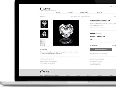 caspis and branding design web