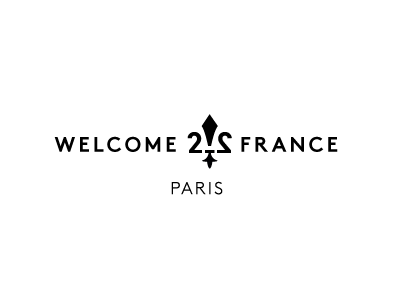 Welcome 2 France design logo