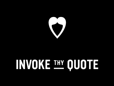 InvokeThyQuote branding logo design