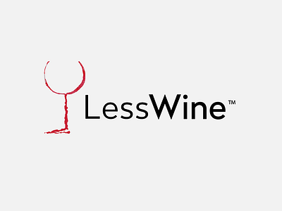 Lesswine4 branding logo design