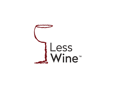 Lesswine4 branding logo design