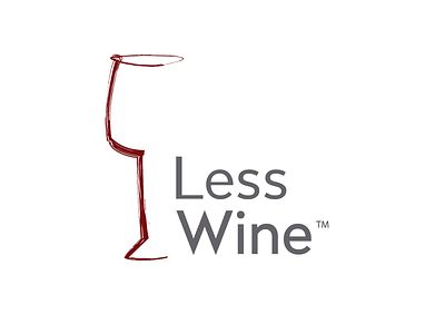 Lesswine branding logo design