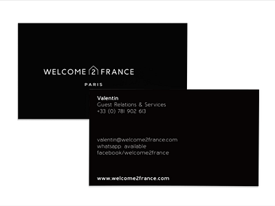 Business Card Valentin b card branding logo design