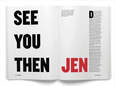 Magazine 02 grid layout typography