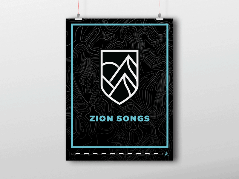 Zion Songs design illustration vector