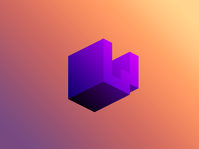 voxel.ly app icon 2d 3d app brand ui voxel voxelly