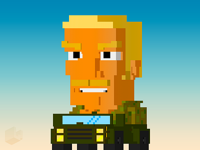 Sarge character game tvos voxel