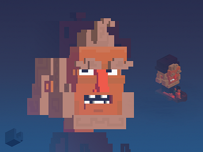 Fisherman character game tvos voxel wheelly