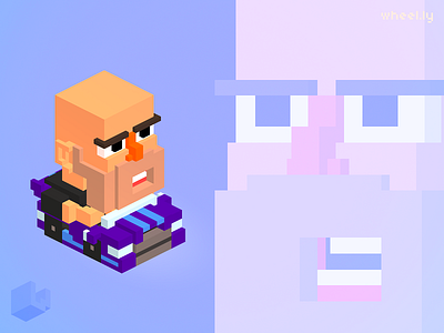 Street Racer character game tvos voxel wheelly
