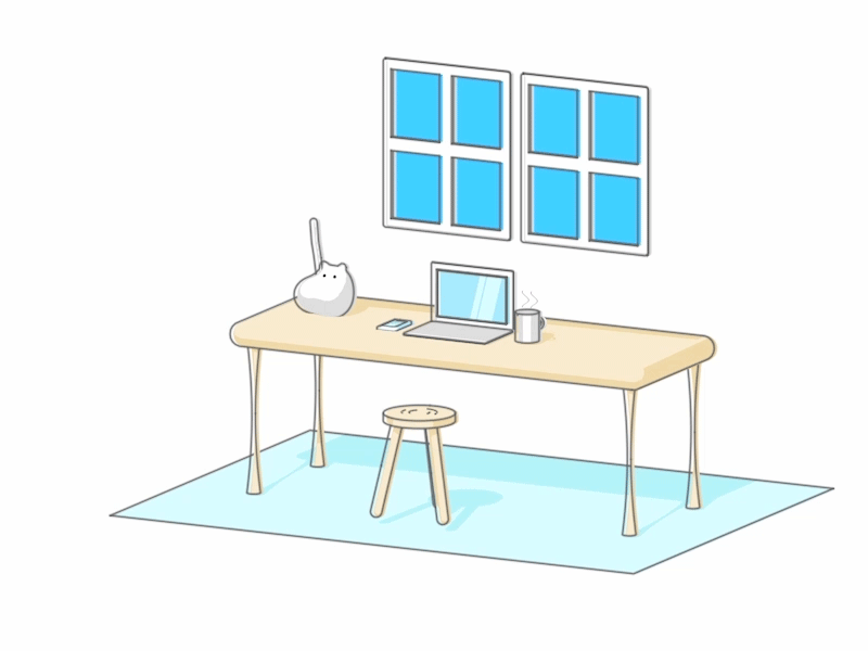 Home Office by Miguelgarest on Dribbble
