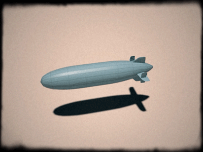 Zeppelin c4d ghibli mograph vray zeppelin