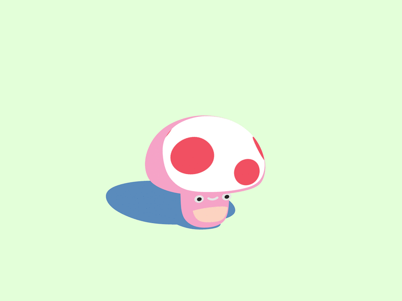 Little Happy Mushroom by Miguelgarest on Dribbble