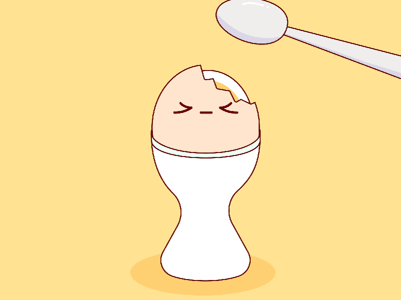 Boiled eggs animation c4d egg eggs tamago