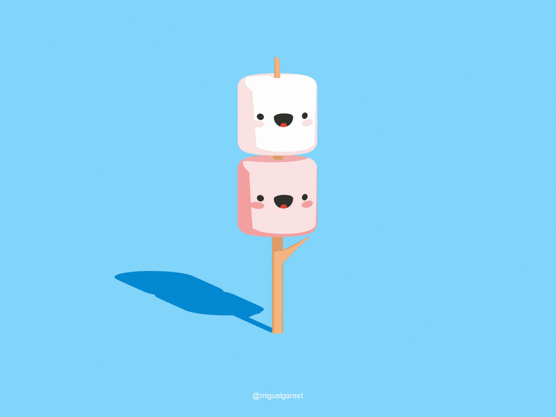 🔥🏕 bonfire c4d camping cinema 4d kawaii marshmallow sketch and toon