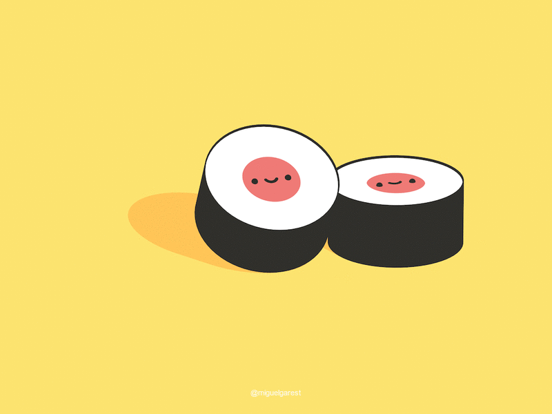 🍣🍣 animation c4d maki sushi