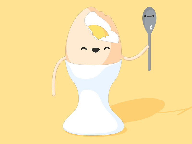 Boiled egg 🥚🥚 boiled egg c4d cinema 4d egg eggs sketch and toon tamago