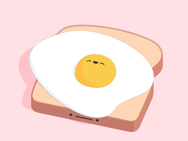 Fried egg 🍞🥚