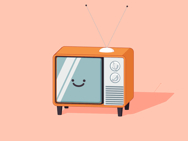 Animated GIF creator in Photoshop - Old TV video template by 123creative on  Dribbble