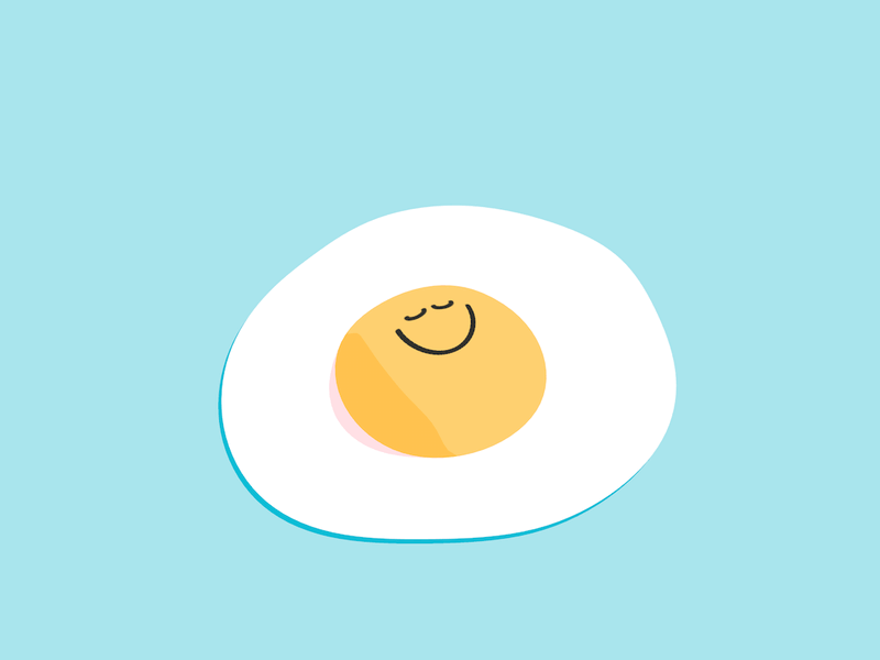 an eggcellent week :) c4d cinema 4d eggs fried egg happy kawaii sketch and toon tamago