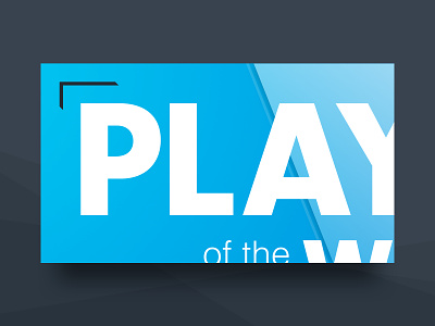 Hudl Player of the Week Animation Frame