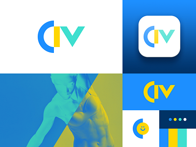 CIV - Colégio Internacional de Vilamoura app branding bruno silva design icon logo portugal vector