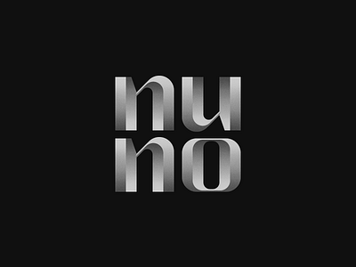 Nuno wordmark branding bruno silva design logo nuno portugal typography