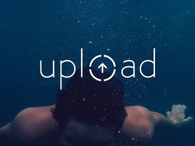 Upload Header arrow background logo upload water