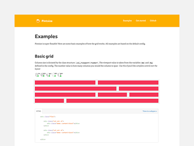 Pintsize Examples