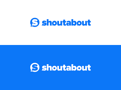 Shoutabout identity design identity letterform logo logotype mark symbol