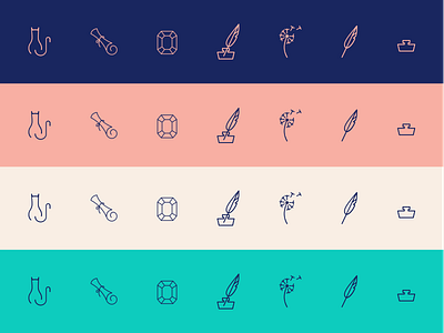 Icons and Colors branding colors icons