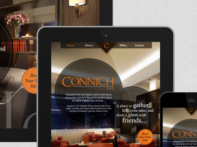 Connich Bar css3 html5 mobile first responsive web design rwd web ui webapp