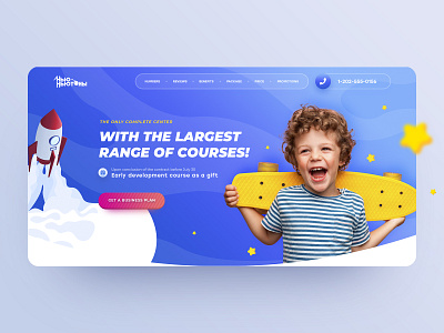 Newton - Website Concept course education education website landing page learning learning website uiux web design