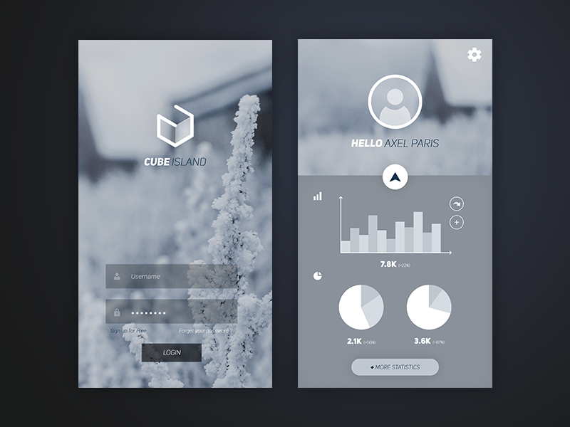 Cube Island mobile Application application mobile island cube