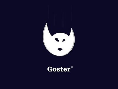 Goster ghost goster logo type