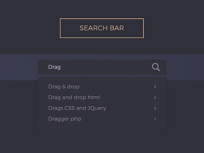 Search Bar design flat research search ui var